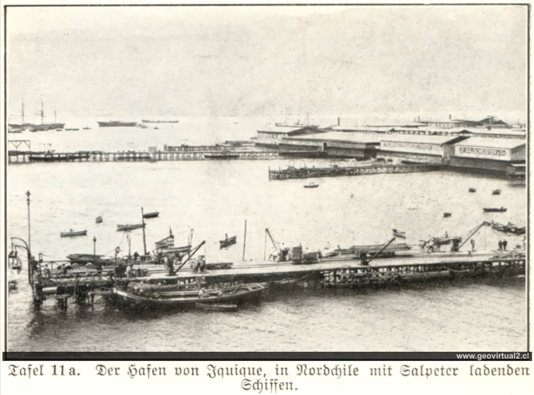 Puerto de Iquique en 1914 - Paul Stange