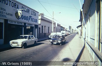 Calle Atacama en Copiap� - en 1989