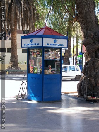 Kiosco en Copiap� (Atacama, Chile)