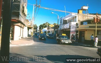 Copiapo: Esquina Calle Maipu - Los Carreras en 1989