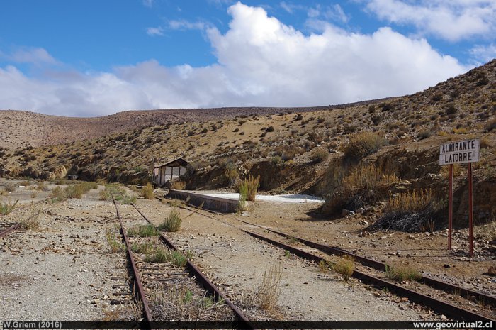Estación Almirante Latorre en el Norte de Chile