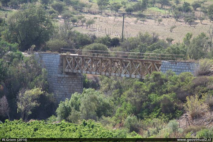 Puente entre Limáhuida y Salamanca, Chile