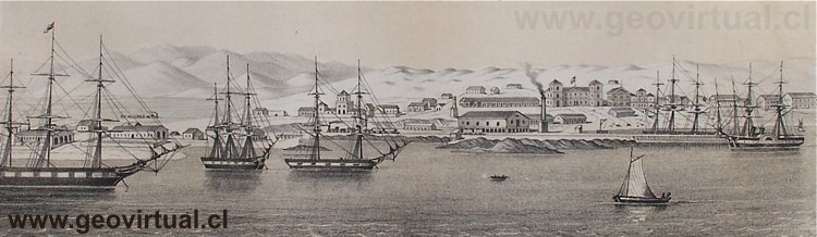 Retrato de Caldera de Gilliss, 1855