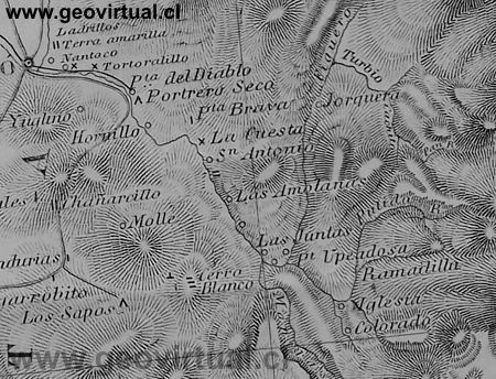 Carta hist�rica de Atacama: US Naval 1855