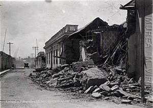 Erdbeben in Copiapó, Chile 1918