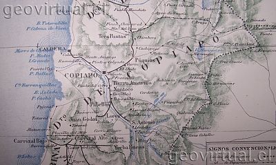 carta hist�rica de Atacama