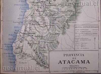 Carta hist�rica de Atacama
