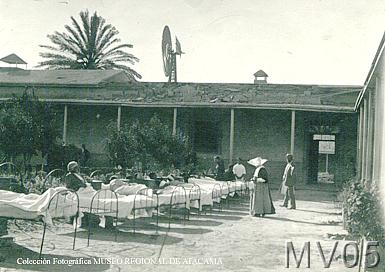 Hospital en Copiap�, despu�s del terremoto 1922