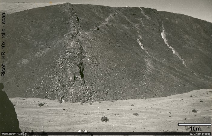 Intersección de diques en Atacama