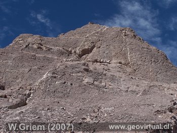 veta de baritina en Atacama