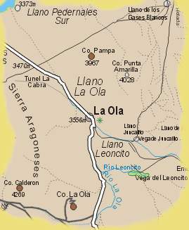 Landkarte La Ola, Atacama - Chile