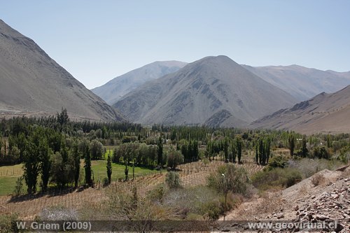 Paisaje entre Chanchoquin y El Transito; Regi�n Atacama, Chile