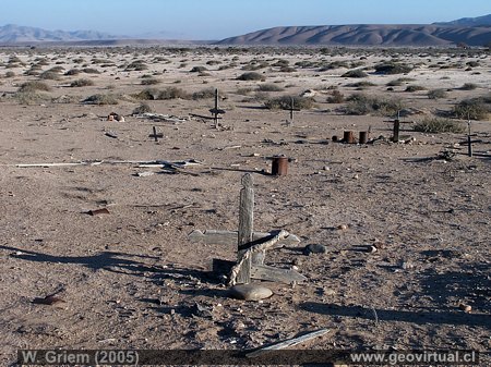 Cementerio de Monte Amargo (Atacama Chile)