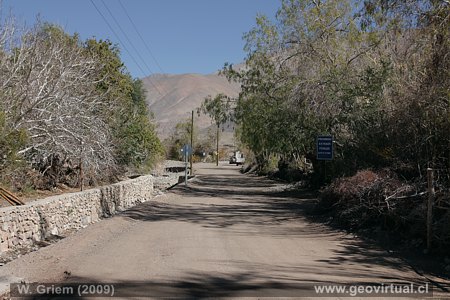 Entrada al pueblo Pinte, Regi�n Atacama - Chile