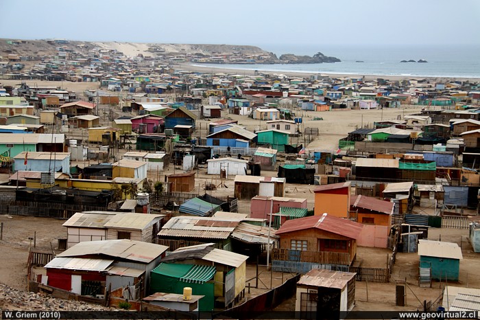 Puerto Viejo an der chilenischen Pazifik-Küste der Atacama Region