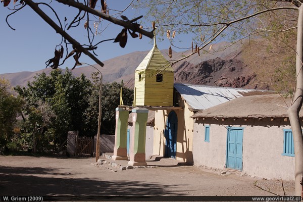 Die Kirche von Pinte in der chilenischen Atacama Region