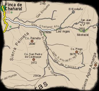 ubicaci�n de la Quebrada Mostazal - Chinche en Atacama