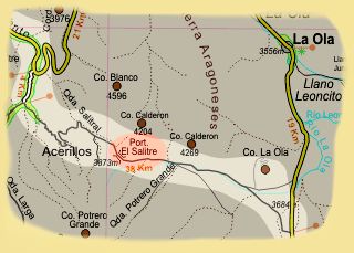 Carta del sector Acerillos - Port. Salitre