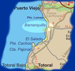 Carta del sector Barranquilla - Regi�n Atacama, Chile