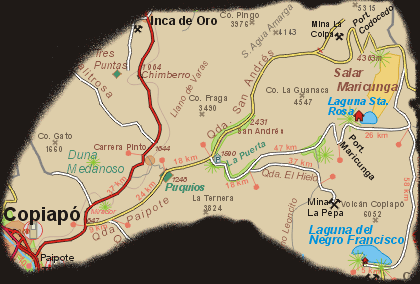 Carta Copiapo - Maricunga
