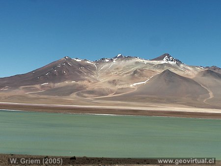 Der Negro Francisco See in den chilenischen Anden, Region Atacama, Chile