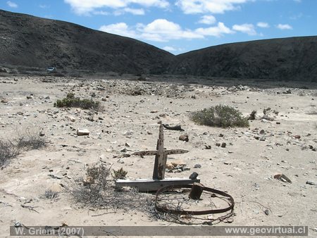 Restos del pueblo Las Animas - casi no se qued� nada (Atacama, Chile)