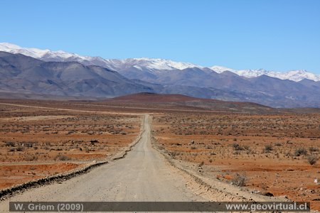 camino entre Cha�ar y La Silla