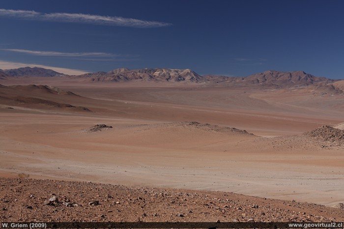 Die Atacama Wüste, eine der trockensten Wüsten auf der Erde