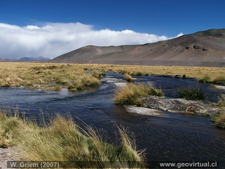 Der Ola Fluss - R�o La Ola in der Atacama W�ste - Chile