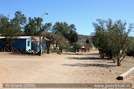 El pueblo Cachiyuyo en Atacama, Chile