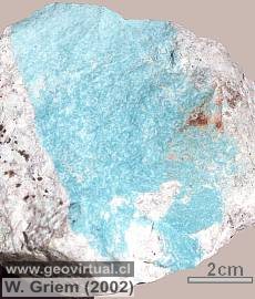 Minerales: Azurit (Kupferlasur)