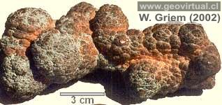 Minerales: Cobre Nativo (Gediegen Kupfer)