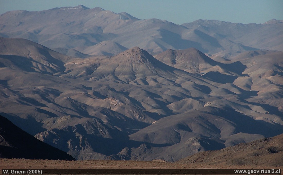 The Andes Precordillera between Los Loros and Cerro de la Plata - Atacama, Chile