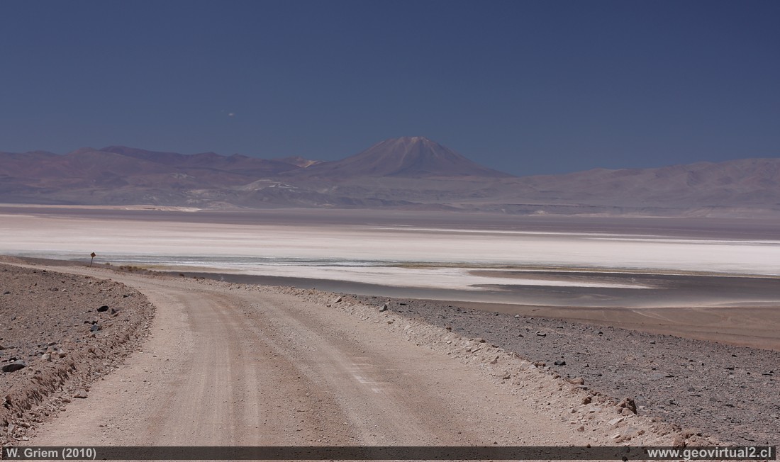 Pedernales salt flat and Doña Ines, Atacama desert, Chile