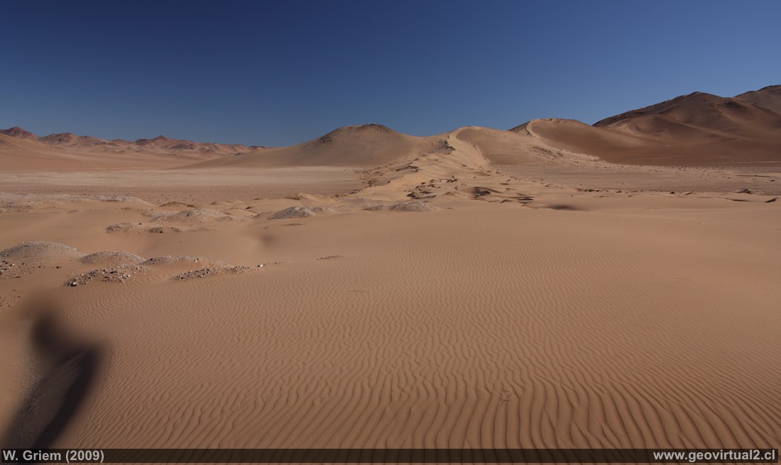 Dunas en el desierto de Atacama - Chile
