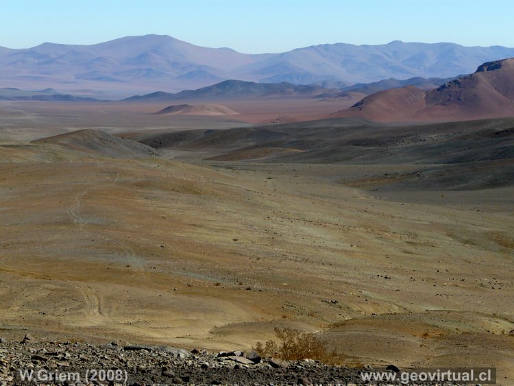 El desierto de Atacama en las cercan�as de Inca de Oro - Tres Puntas
