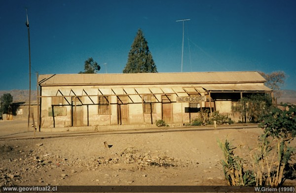Inca de Oro railway station at 1996; Atacama Region - Chile 1998