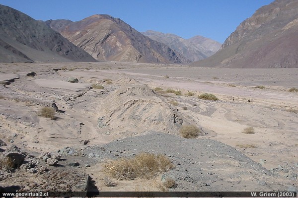 Eine ehemalige Bahntrasse in der Atacamawüste