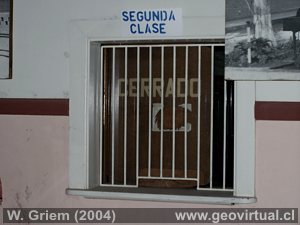 Boleter�a en la estaci�n de Copiapo