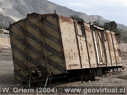 Carro en la estaci�n FFCC de Copiap�