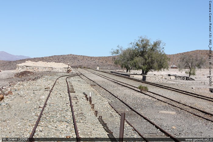 Estación Chañar, vista total - norte de Chile