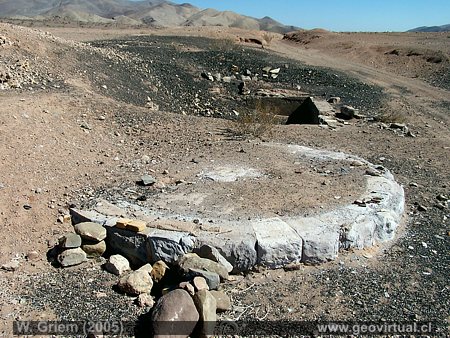 Restos de la estaci�n Molle - ferrocarril a Cha�arcillo, Atacama - Chile