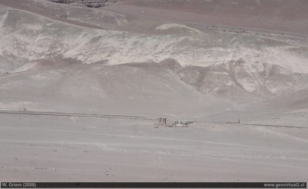 Estación Joaquin Perez en el desierto Atacama, Chile
