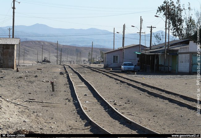 Der Bahnhof von Diego de Almagro, Atacama - Chile