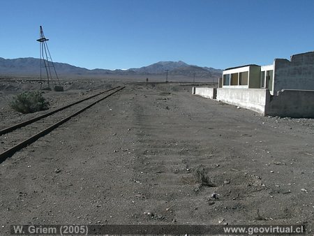 Der ehemalige Bahnhof von Juan Godoy - Atacama, Chile