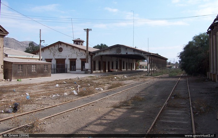 Der Bahnhof von Copiapo in der Atacama Region, Chile
