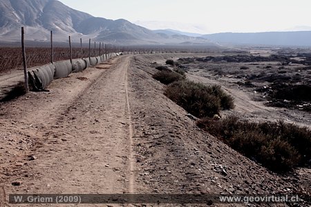 Terrapl�n del ex ffcc a la mina Cerro Im�n