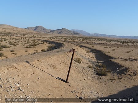 Tri�ngulo de v�as en la estaci�n Restauradora / Atacama - Chile