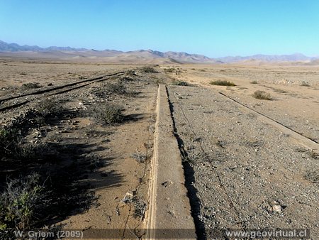 Andenes de la estaci�n Restauradora &nbsp;(Regi�n Atacama, Chile)