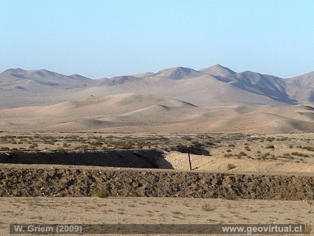 Triangulo de v�as en Atacama - Mina Restauradora